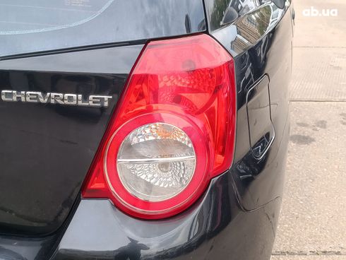 Chevrolet Aveo 2008 черный - фото 9