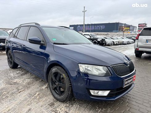 Skoda octavia a7 2013 синий - фото 11