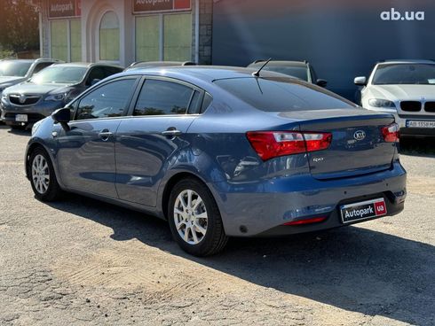 Kia Rio 2015 синий - фото 8