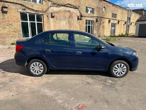 Renault Logan 2015 синий - фото 8
