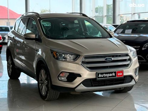 Ford Escape 2016 бежевый - фото 3