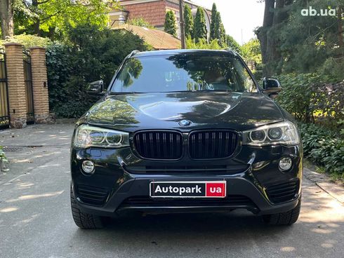 BMW X3 2015 черный - фото 2