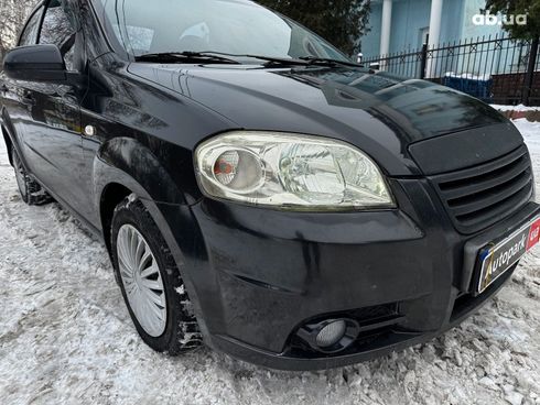 Chevrolet Aveo 2008 черный - фото 4