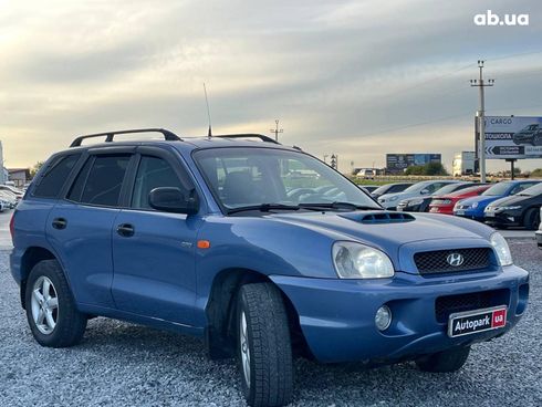 Hyundai Santa Fe 2003 синий - фото 3
