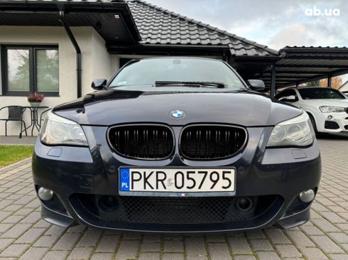 BMW 5 серия 2008 черный - фото 2