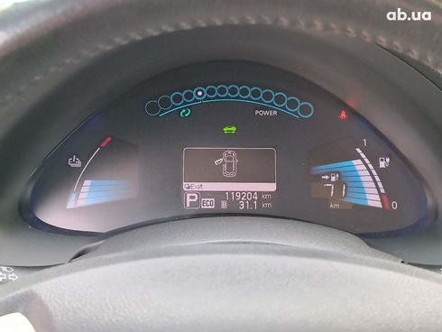 Nissan Leaf 2014 белый - фото 16
