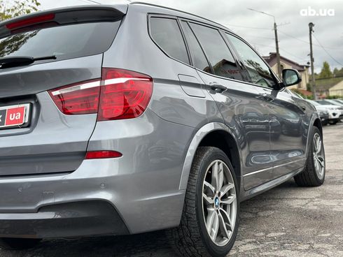 BMW X3 2015 серый - фото 15