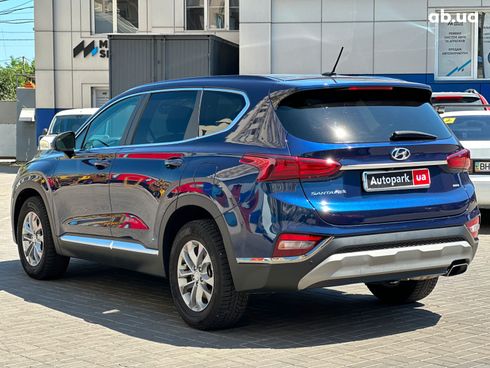 Hyundai Santa Fe 2019 синий - фото 7