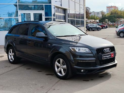 Audi Q7 2014 серый - фото 11