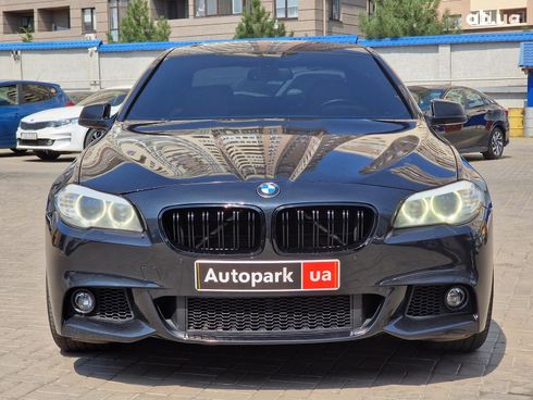 BMW 5 серия 2011 черный - фото 2