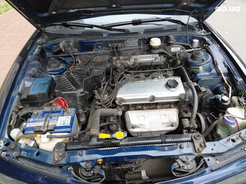 Mitsubishi Galant 1995 синий - фото 2