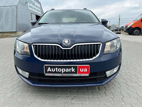 Skoda octavia a7 2013 синий - фото 2