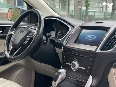 Ford Edge 2017 синий - фото 20