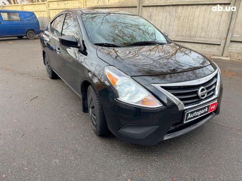 Nissan Versa 2016 черный - фото 3