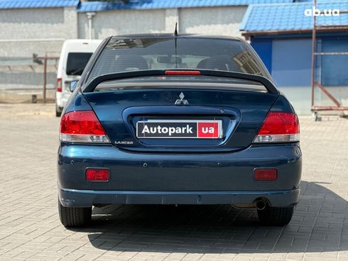 Mitsubishi Lancer 2006 синий - фото 7