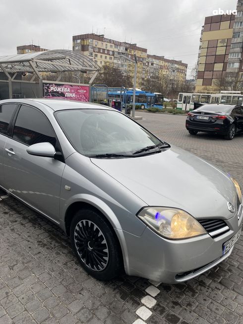 Nissan Primera 2003 серебристый - фото 3