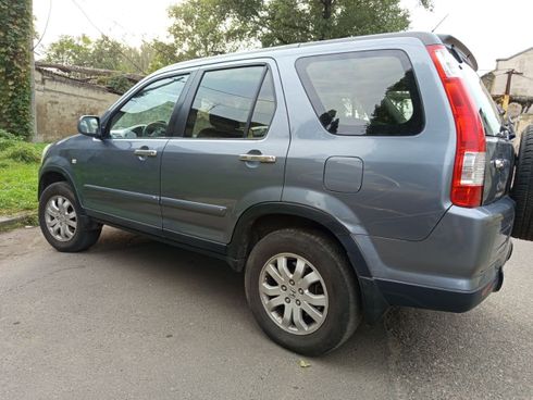 Honda CR-V 2005 голубой - фото 14