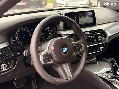BMW 5 серия 2017 синий - фото 18