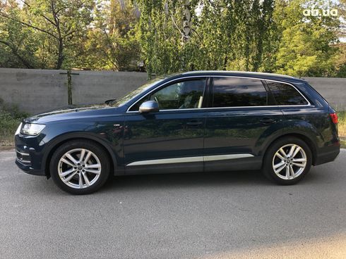 Audi Q7 2018 синий - фото 3