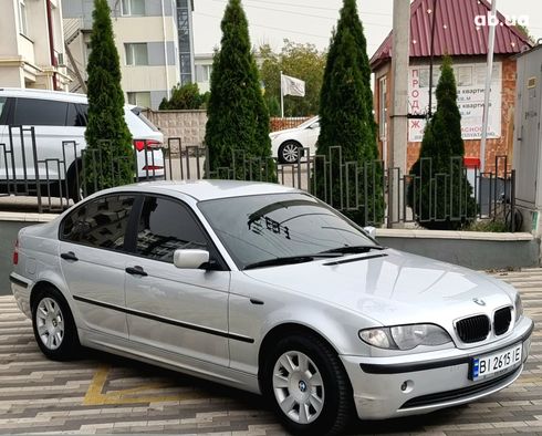 BMW 3 серия 2003 серебристый - фото 14