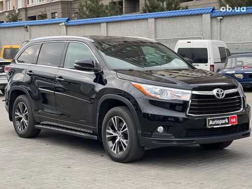 Toyota Highlander 2015 черный - фото 3