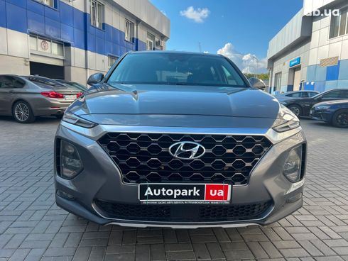 Hyundai Santa Fe 2019 серый - фото 3