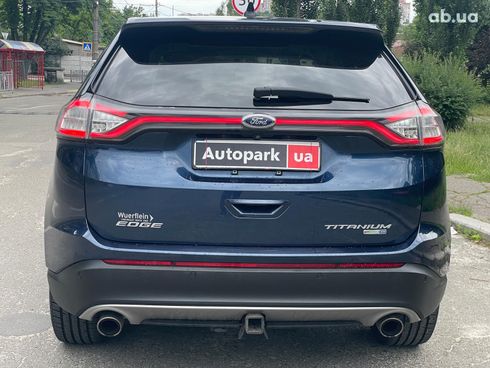 Ford Edge 2017 синий - фото 10