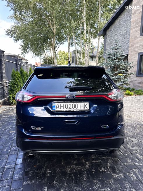 Ford Edge 2017 синий - фото 10