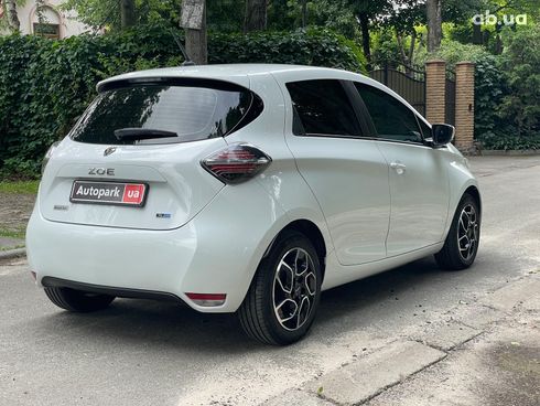 Renault Zoe 2021 белый - фото 6