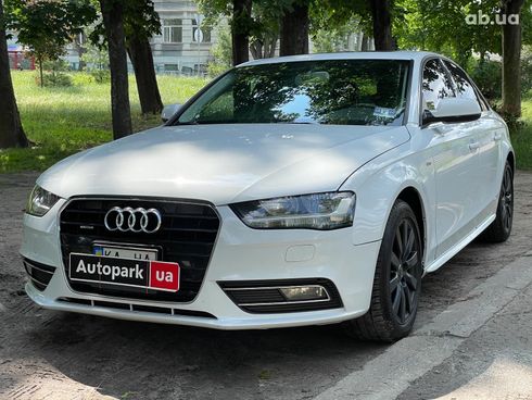 Audi A4 2014 белый - фото 2