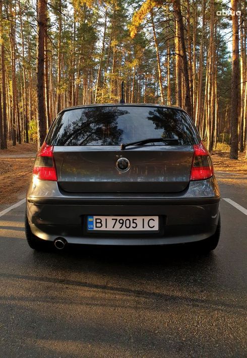 BMW 1 серия 2006 серый - фото 3