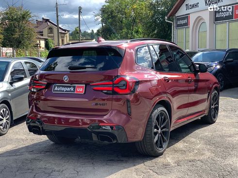 BMW X3 2022 красный - фото 5