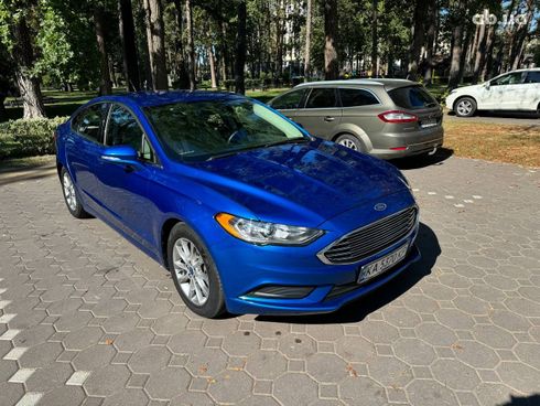 Ford Fusion 2016 синий - фото 4