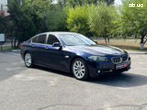 BMW 5 серия 2016 синий - фото 7