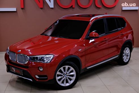 BMW X3 2017 красный - фото 2
