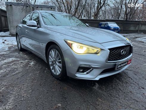 Infiniti Q50 2017 серый - фото 4