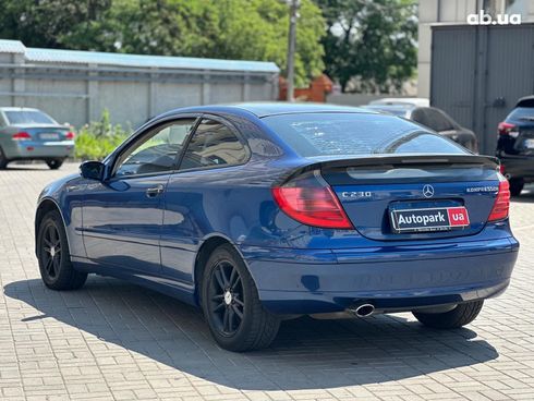 Mercedes-Benz C-Класс 2002 синий - фото 6