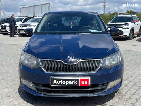 Skoda Fabia 2016 синий - фото 2