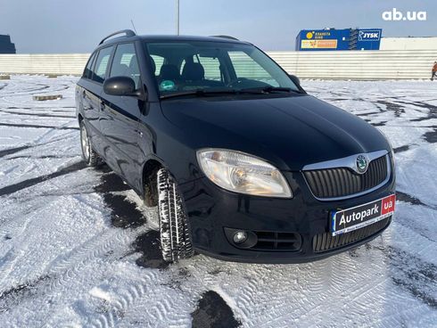 Skoda Fabia 2009 черный - фото 3