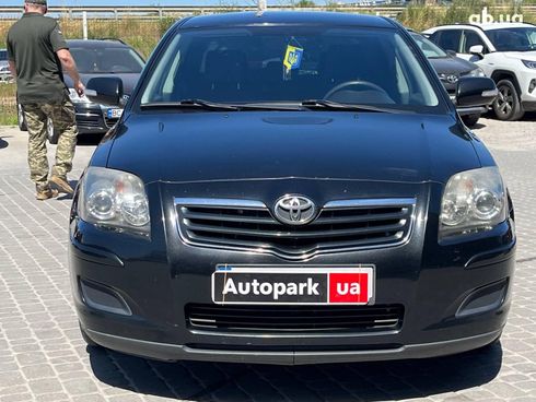 Toyota Avensis 2008 черный - фото 2