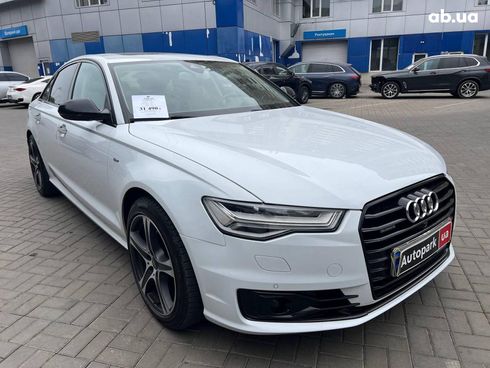 Audi A6 2016 белый - фото 7