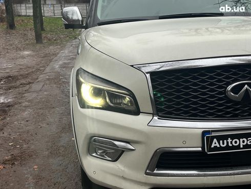 Infiniti QX80 2017 белый - фото 10