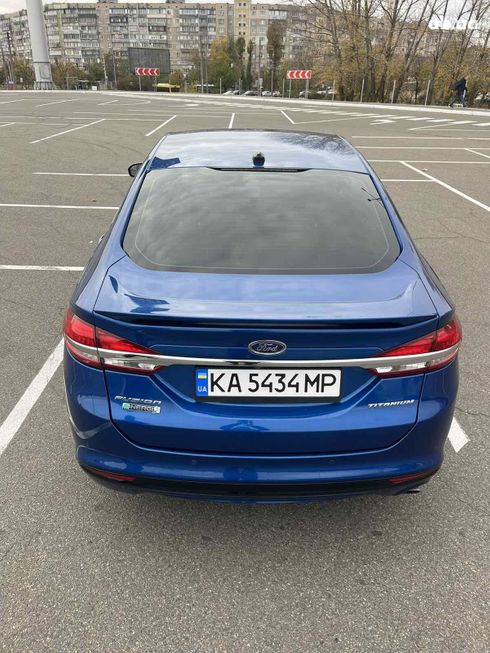 Ford Fusion 2016 синий - фото 12