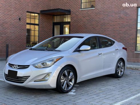 Hyundai Elantra 2015 серебристый - фото 3