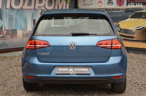 Volkswagen e-Golf 2015 синий - фото 3