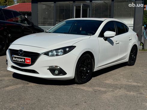 Mazda 3 2014 белый - фото 2