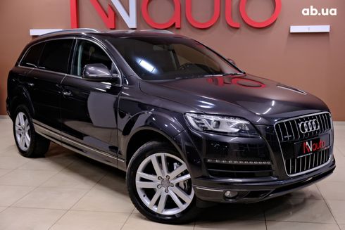 Audi Q7 2013 серый - фото 4