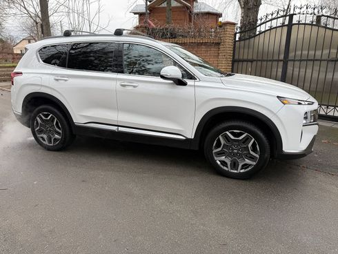 Hyundai Santa Fe 2021 белый - фото 6