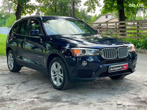 BMW X3 2016 синий - фото 6