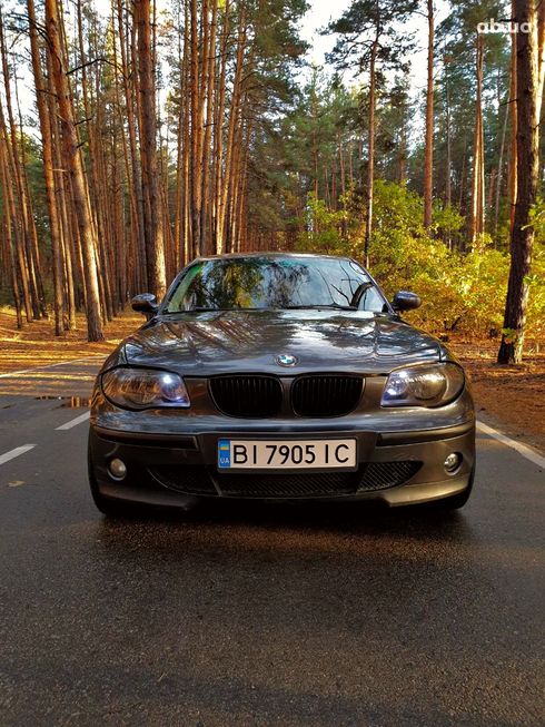 BMW 1 серия 2006 серый - фото 2